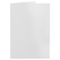 JAM Paper 4.625" x 6.25" White Blank Foldover Cards, 100ct.